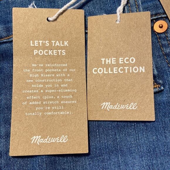 Madewell NWT Cali Demi/boot Tall denim jeans W37 - Picture 7 of 13